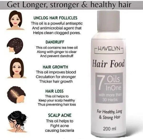 HAIR FOOD OIL PACK OF 5