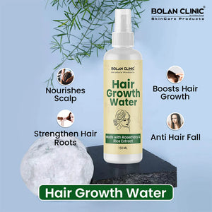 Hair Growth Water - Nourishes Scalp, Encourages Healthy Hair Growth, Reduces Hair Loss, Enhances Shine & Smoothness